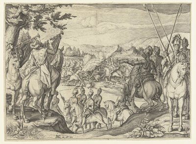 Cavalry Battle by Jacob de Gheyn (II) (workshop of)