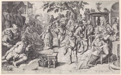 The Prodigal Son Wastes His Money by Jacob de Gheyn (II)