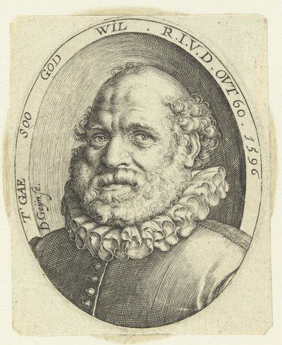 Portrait of Rutgaert Jansz. at Age 60 by Jacob de Gheyn (II)