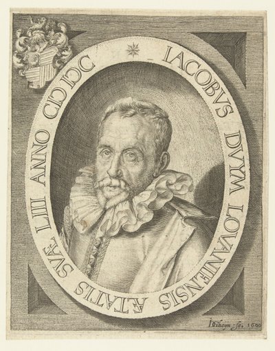 Portrait of Jacobus Duym at Age 53 by Jacob de Gheyn (II)