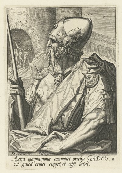 Patriarch Gad (The Patriarchs of Israel) (The Twelve Sons of Jacob) by Jacob de Gheyn (II)