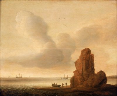 A Rock in a Calm Sea, mid to late 17th century by Jacob de Gruyter