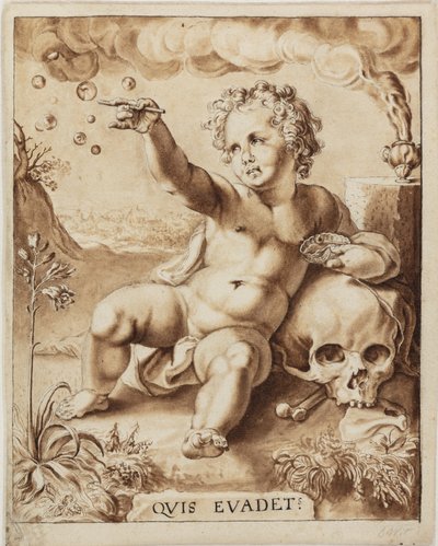 Allegory of Transience. Homo Bulla by Jacob de Wit