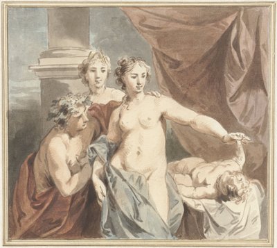 Ceres, Venus, Bacchus, and Sleeping Amor by Jacob de Wit