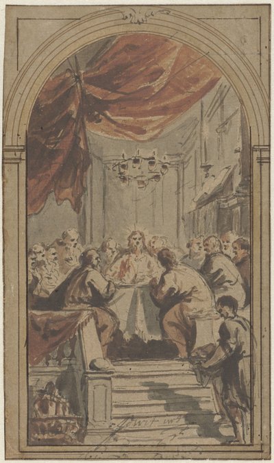 The Last Supper, Depicted in the Upper Room by Jacob de Wit