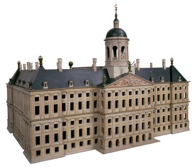 Model of the New Town Hall on the Dam by Jacob van Campen