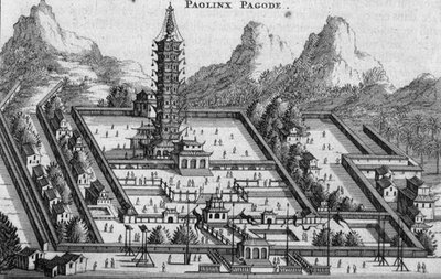 The Paolinx Pagoda, from an account of a Dutch Embassy to China by Jacob van Meurs