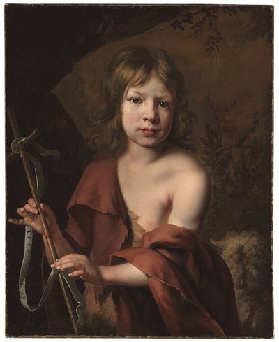 Portrait of a Boy as Saint John the Baptist by Jacob van Oost