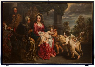 The Holy Family with Saint John the Baptist and Joseph (J. Van Oost, End of 17th Century) by Jacob van Oost