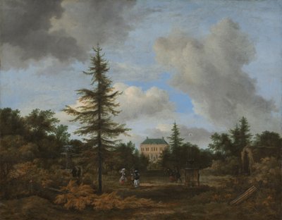 Country House in a Park, c. 1675 by Jacob van Ruisdael