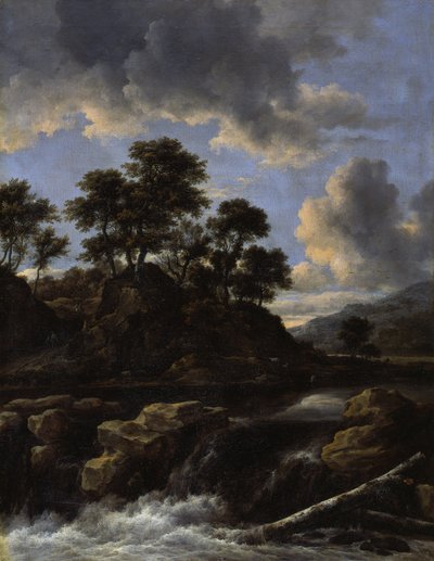 The Waterfall by Jacob van Ruisdael