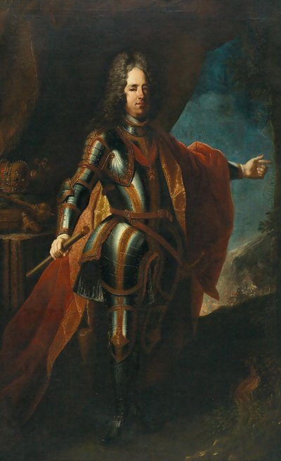 Portrait of Charles VI, Holy Roman Emperor by Jacob van Schuppen