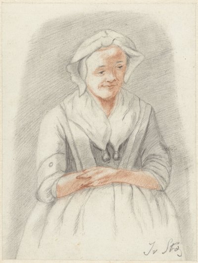 The Maid at the Marriage Proposal of Reinier Adriaansz by Jacob van Strij