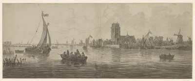 View of Dordrecht from the Southwest by Jacob van Strij