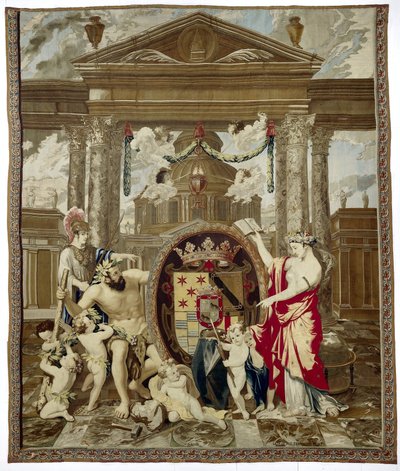 Tapestry with the Coat of Arms of the Count of Monterey by Jacob van der Borcht (I)