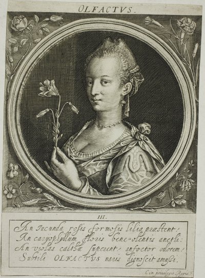 Smell, plate three from The Five Senses by Jacob van der Heyden