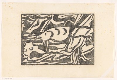 Composition XIII by Jacoba van Heemskerck (signed by artist)