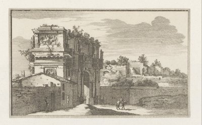 Arch of Constantine in Rome by Jacobus Baptist