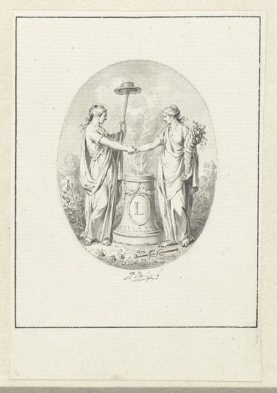 Allegorical Representation of Freedom by Jacobus Buys