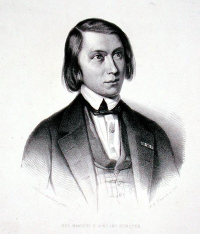 Portrait of Josephus Hermanus Verhulst (1816-91) by Jacobus Everardus Josephus van den (after) Berg
