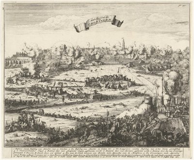 Siege of Groningen, 1672 by Jacobus Harrewijn