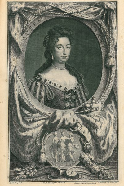 Queen Mary by Jacobus Houbracken