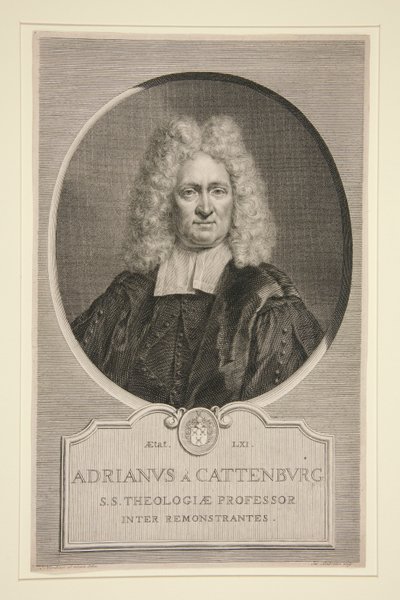 Adrianus a Cattenburg by Jacobus Houbraken