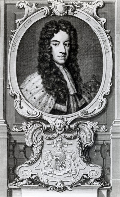 Daniel Finch, 2nd Earl of Nottingham and 7th Earl of Winchilsea (1647-1730) by Jacobus Houbraken