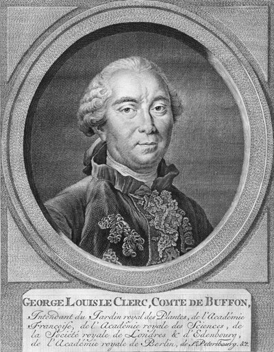 George Louis Le Clerc, Comte De Buffon by Jacobus Houbraken