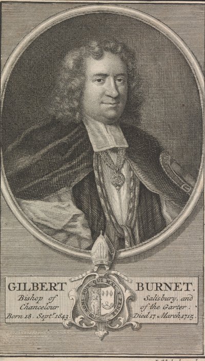 Gilbert Burnet, Bishop of Salisbury by Jacobus Houbraken