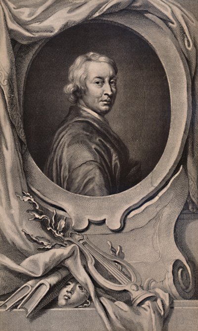 John Dryden, English Poet and Dramatist by Jacobus Houbraken