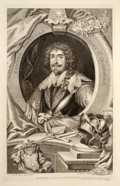 Portrait of Edward Sackville, illustration from 