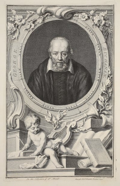 Portrait of George Buchanan, after Frans Pourbus, illustration from 