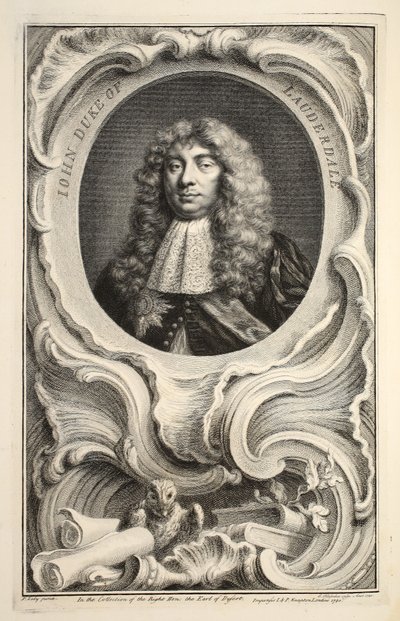 Portrait of John, Duke of Lauderdale, Illustration from 