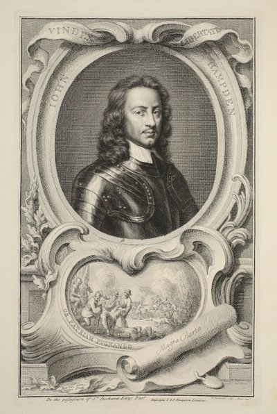 Portrait of John Hampden, Illustration from 