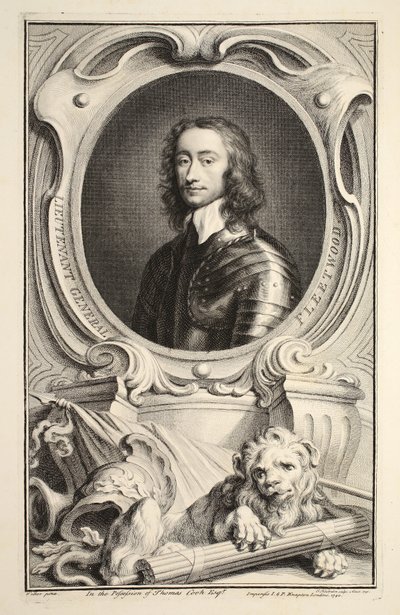 Portrait of Lt General Fleetwood (illustration from 