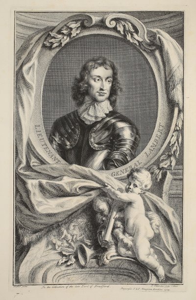 Portrait of Lt General Lambert, illustration from 