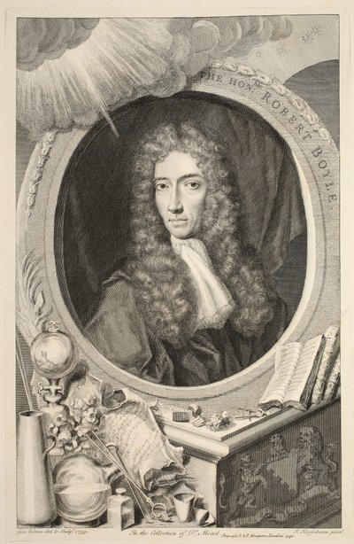 Portrait of The Hon. Robert Boyle (illustration from 