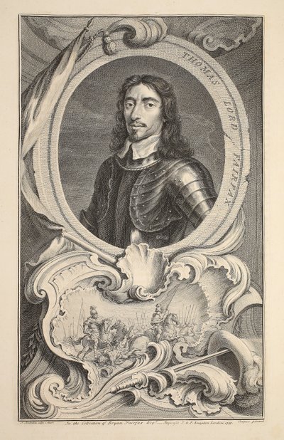 Portrait of Thomas, Lord Fairfax, illustration from 