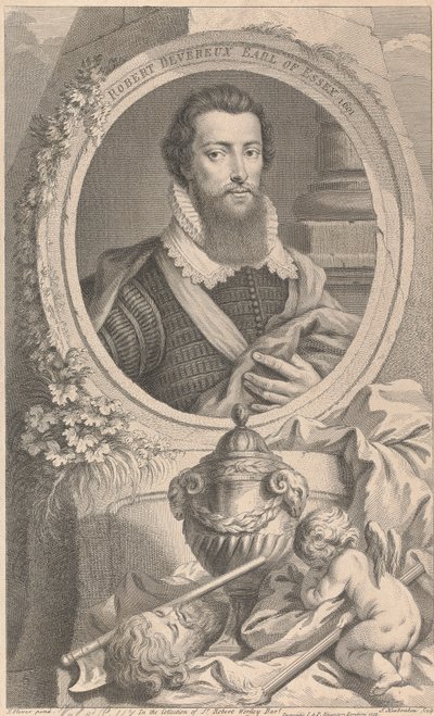 Robert Devareux, 2nd Earl of Essex by Jacobus Houbraken