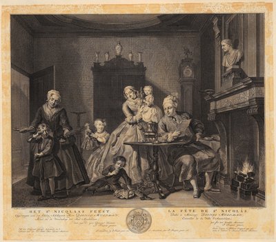St. Nicholas Festival by Jacobus Houbraken