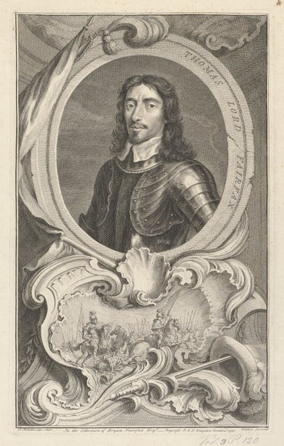 Thomas Fairfax, 3rd Lord Fairfax of Cameron by Jacobus Houbraken