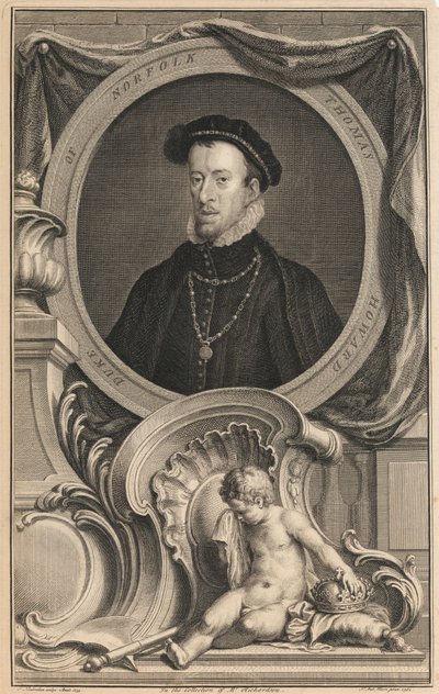 Thomas Howard, Duke of Norfolk by Jacobus Houbraken