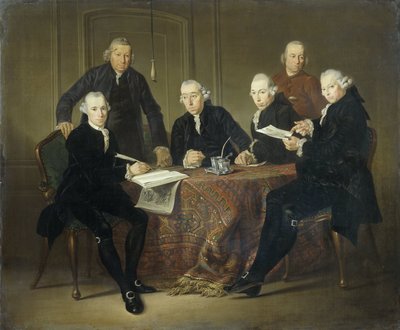 The Four Regents, the Secretary and the House Father of the Lepers