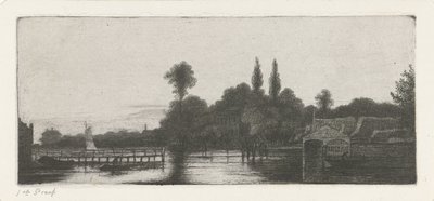View of a River by Jacobus Ludovicus Cornet