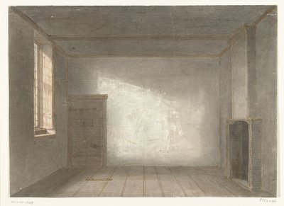 The Room of Cornelis de Witt in Prison, The Gevangenpoort, The Hague, 1844 by Jacobus Ludovicus Cornet