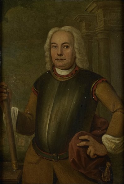 Portrait of Johannes Thedens, Governor-General of the Dutch East India Company by Jacobus Oliphant