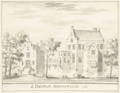 The Castle Groenewoude near Woudenberg, in 1382 by Jacobus Stellingwerff