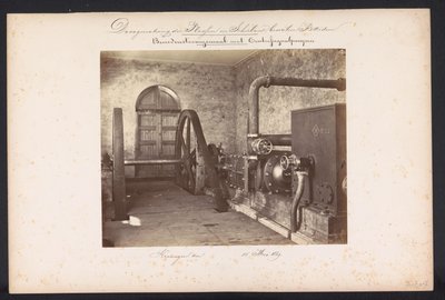 Lower Steam Pumping Station with Centrifugal Pumps / Kralingen May 14, 1869 by Jacobus van Gorkom jr.