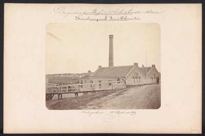 Upper steam pumping station Prince Alexander / Kralingscheveer September 18, 1869 by Jacobus van Gorkom jr.